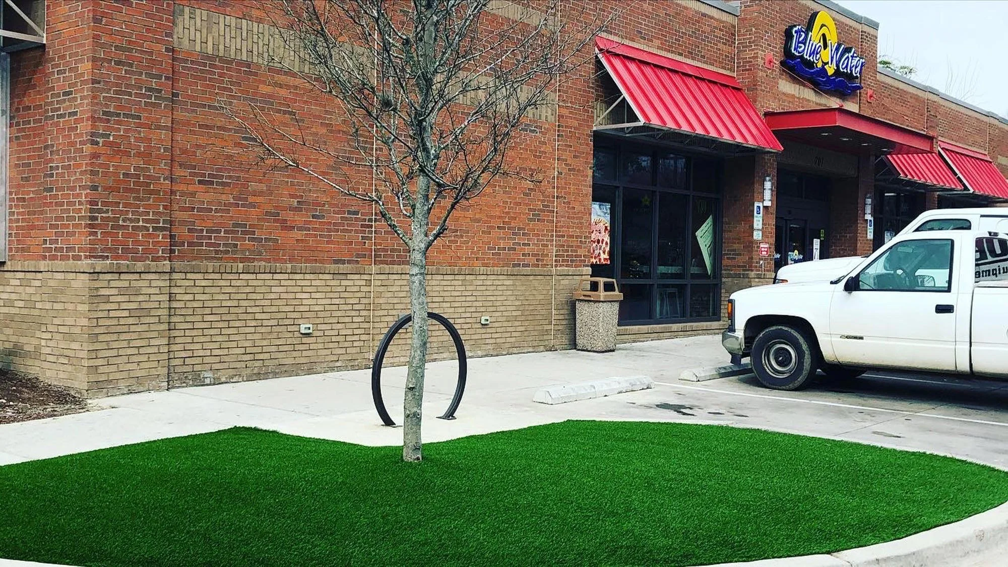 Commercial artificial turf in Mesquite